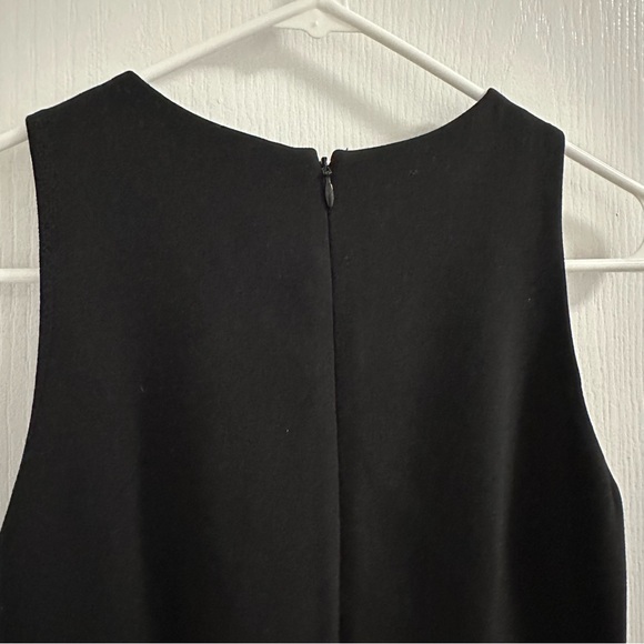 Club Monaco Lily Sleeveless Fit & Flare Black Dress - Picture 5 of 12